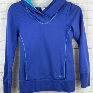 The North Face Pull Over Hoodie Blue/Aqua Size XS